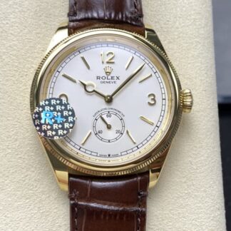 R Factory Rolex Perpetual 1908 M52508 0006 Gold Case — Replica