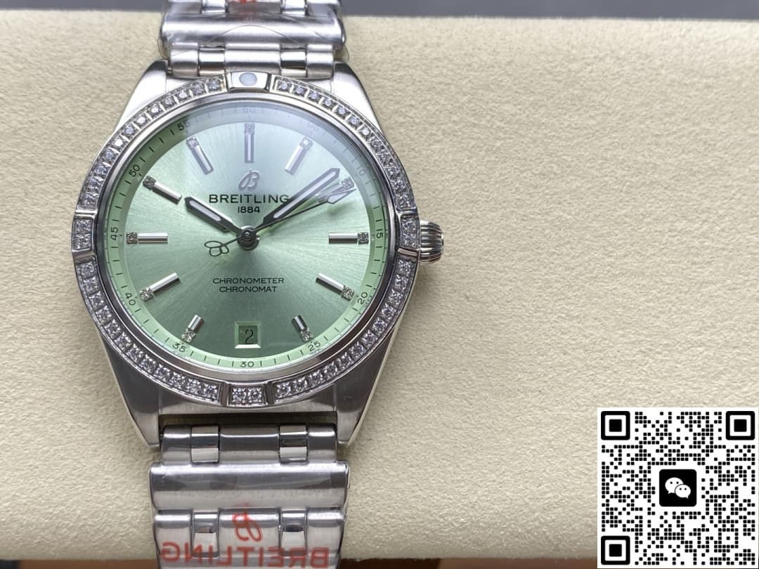 Bls Breitling Mechanical Chronograph A10380591L1A1 Anti Magnetic Function — Replica - photo 2