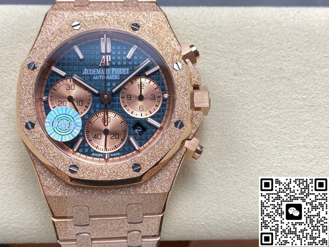 Om Factory Audemars Piguet Royal Oak 26239Or Gg 1224Or 01 Blue Dial — Replica - photo 2
