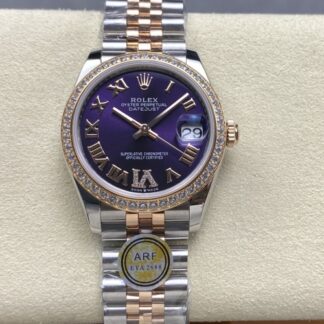 Ar Factory Rolex Datejust M278381Rbr 0020 Purple Dial — Replica