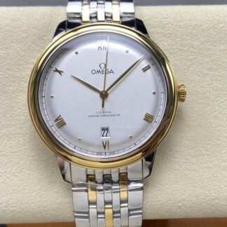 N1 Factory Omega De Ville 424 20 40 20 02 005 White Dial — Replica