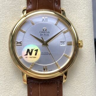 N1 Omega De Ville 424 53 40 20 52 001 Hour Markers With Diamonds — Replica