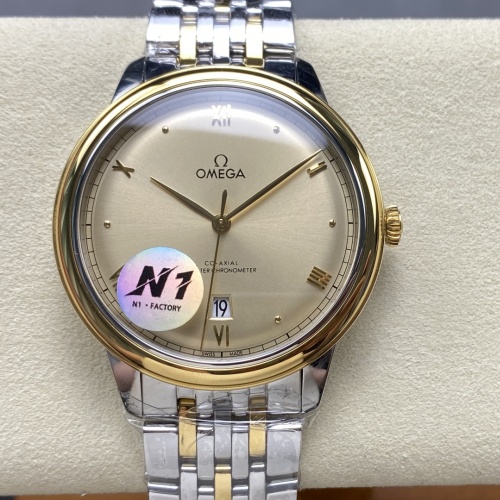 N1 Factory Omega De Ville 434 20 40 20 08 001 Gold Watch Strap — Replica - photo 1