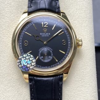 R Factory Rolex Perpetual 1908 Model M52508 0002 Black Strap — Replica