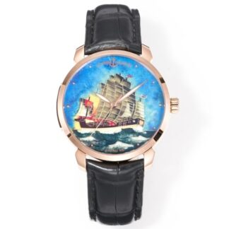 Fl Factory Ulysse Nardin Watch Gilded 111 2 Zhenghe Transparent Case Back — Replica