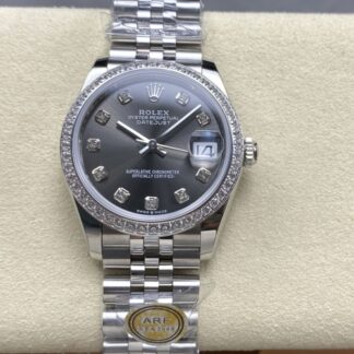 Ar Factory Rolex Datejust M278384Rbr 0010 With Diamond Hour Markers — Replica