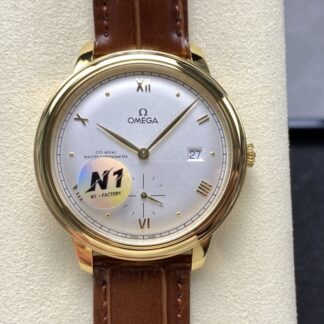 N1 Factory Omega De Ville 434 53 41 20 02 001 White Dial — Replica