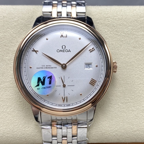N1 Factory Omega De Ville 434 20 41 20 02 001 Gold Bezel — Replica - photo 1