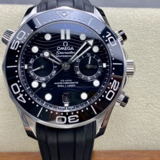 N1 Factory Omega Seamaster 210 32 44 51 01 001 Rubber Strap — Replica