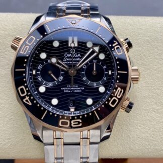 N1 Factory Omega Seamaster 210 20 44 51 01 001 Gold Strap — Replica