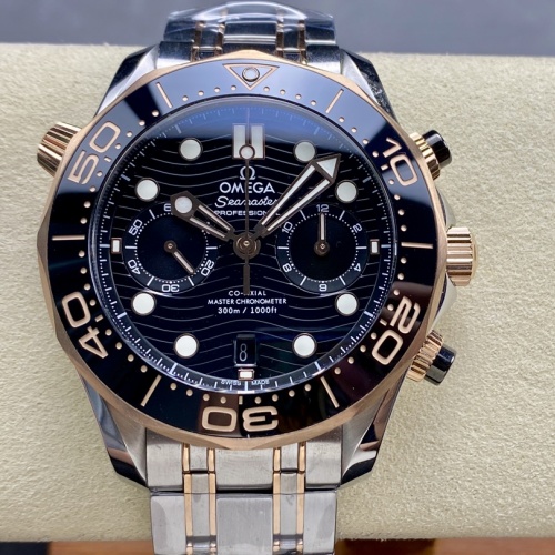 N1 Factory Omega Seamaster 210 20 44 51 01 001 Gold Strap — Replica - photo 1