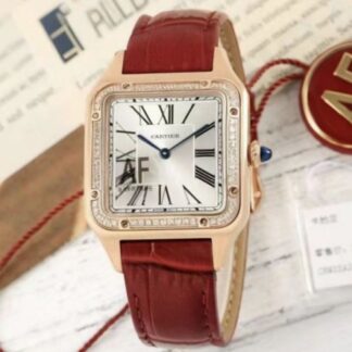 Af Factory Cartier Santos Wjsa0018 Diamond Bezel — Replica