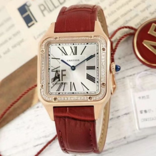 Af Factory Cartier Santos Wjsa0018 Diamond Bezel — Replica - photo 1