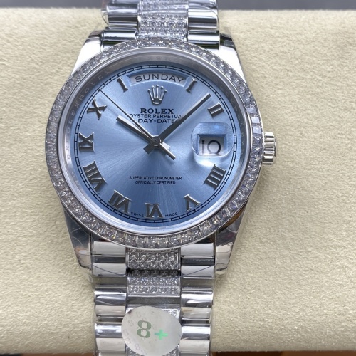 8 Factory Rolex Day Date M118346 0044 Blue Dial — Replica - photo 1