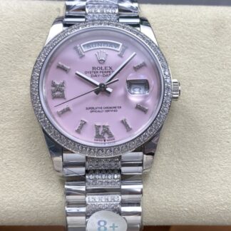 8 Factory Rolex Day Date M128349Rbr 0017 Diamond Bezel — Replica