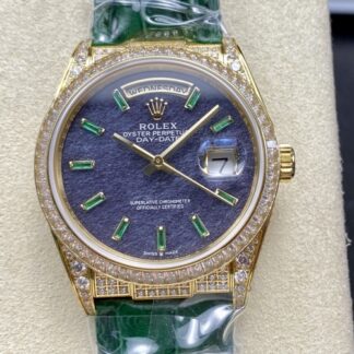 8 Factory Rolex Oyster Perpetual 128455Tbr Diamond Bezel — Replica