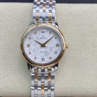 3S Factory Omega De Ville 424 20 27 60 52 002 Two Color Watch Strap — Replica