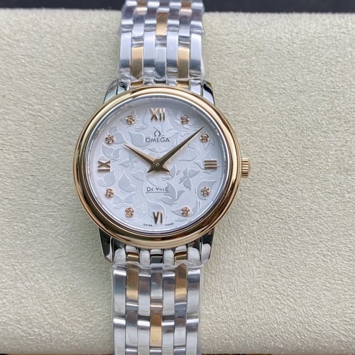 3S Factory Omega De Ville 424 20 27 60 52 002 Two Color Watch Strap — Replica - photo 1