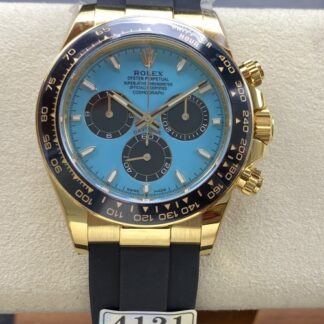 APS厂劳力士M126518LN-0014,复刻劳力士宇宙计时迪通拿M126518LN-0014橡胶表带男表价格_多少钱_报价-实名表业高仿手表商城