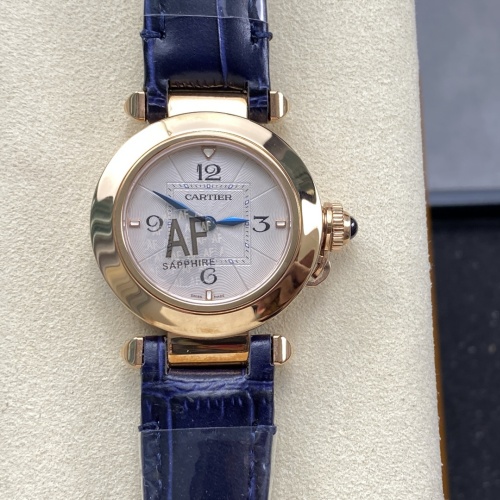 Af Factory Cartier Pasha Wgpa0027 Silver White Dial — Replica - photo 1