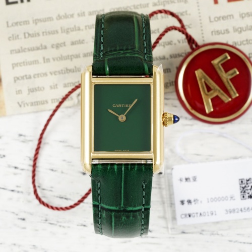 Af Factory Cartier Tank Wgta0191 Green Dial — Replica - photo 1
