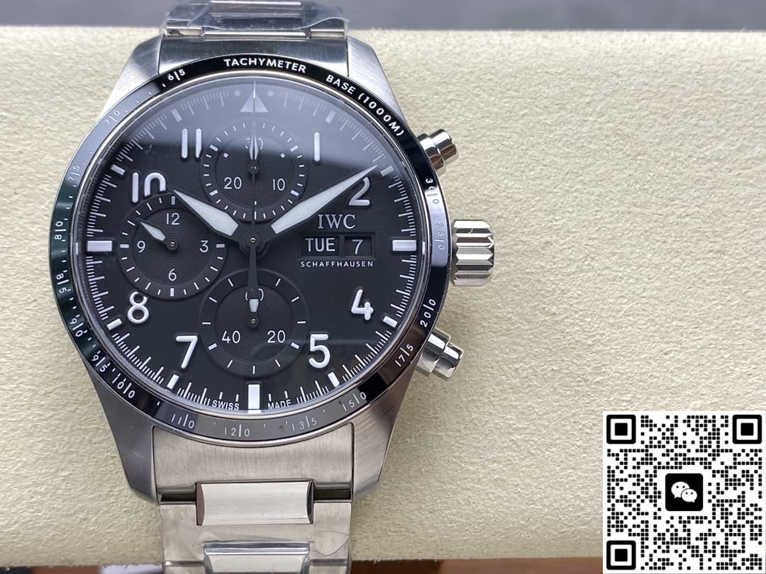Bls Factory Iwc Pilots Watch Iw388304 Black Dial — Replica - photo 2