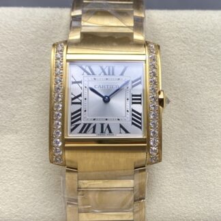 8848 Factory Cartier Tank Wjta0040 Gold Strap — Replica