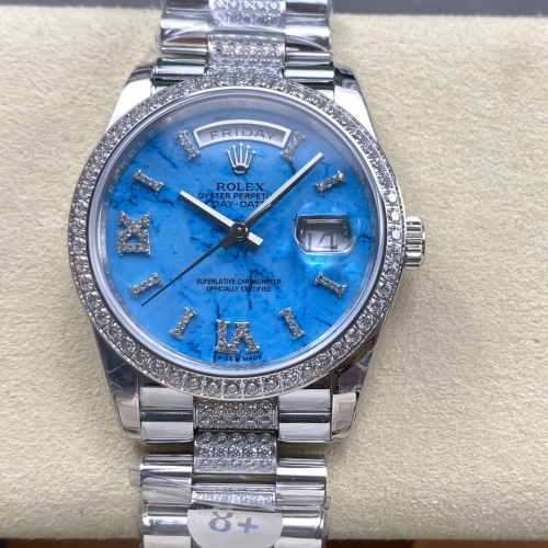 8 Factory Rolex Day Date M128349Rbr 0032 Stainless Steel Case — Replica - photo 1