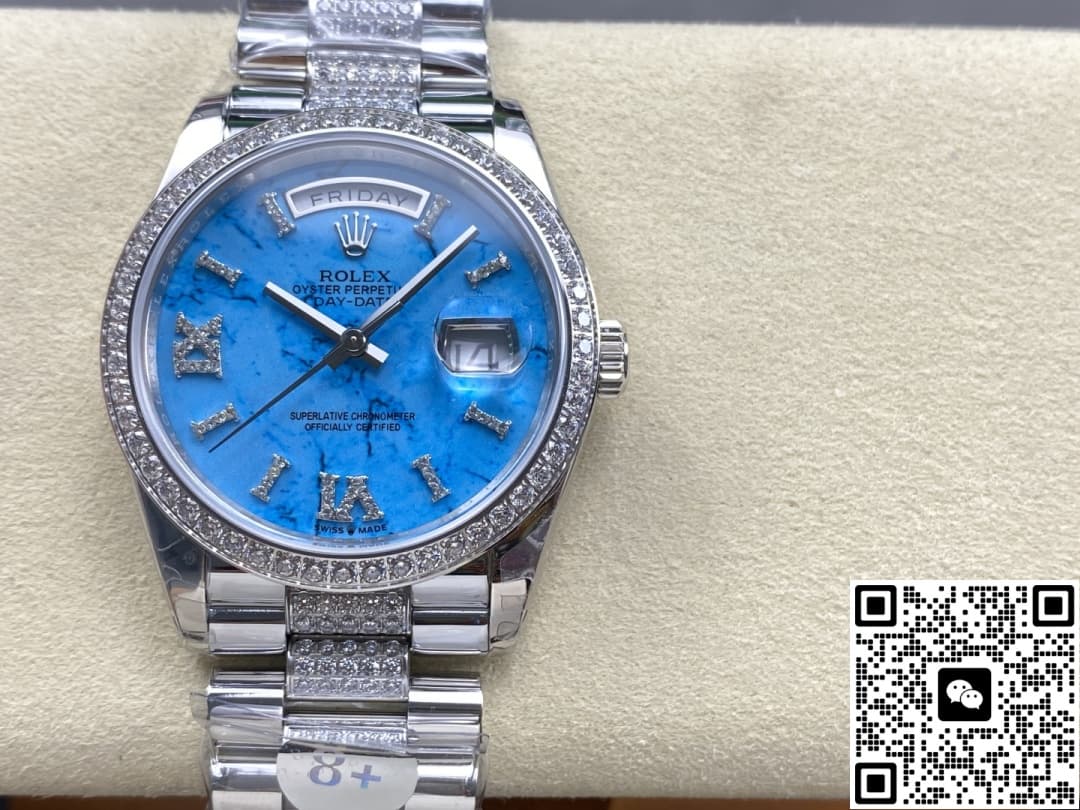 8 Factory Rolex Day Date M128349Rbr 0032 Stainless Steel Case — Replica - photo 2