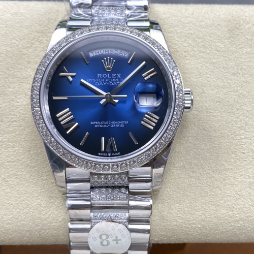 8 Factory Rolex Day Date M128349Rbr 0048 Week Display — Replica - photo 1