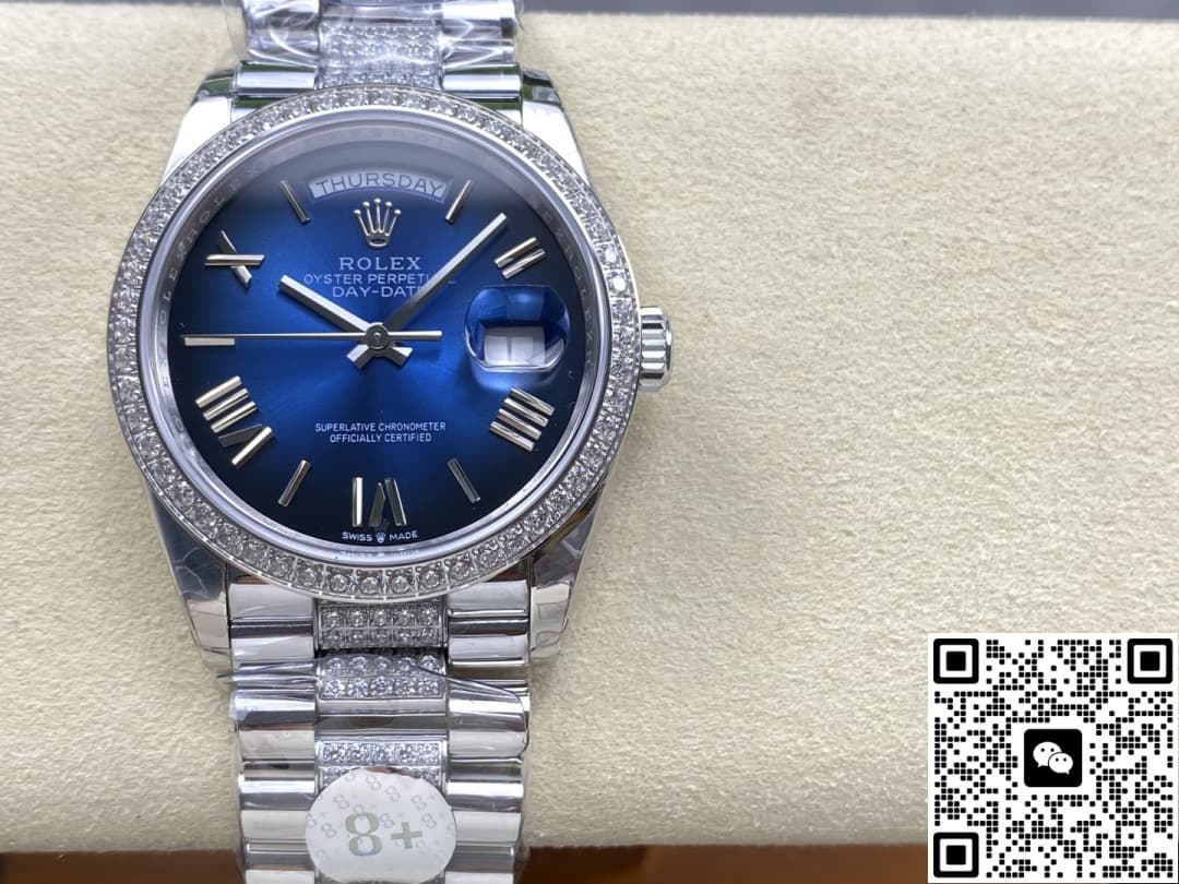 8 Factory Rolex Day Date M128349Rbr 0048 Week Display — Replica - photo 2