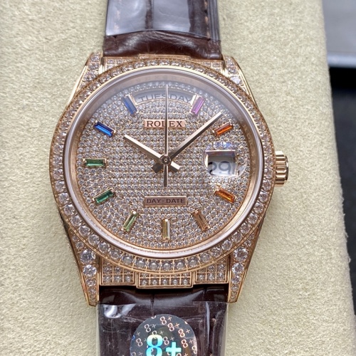 8 Factory Rolex Day Date 128155Rbr Date Display — Replica - photo 1