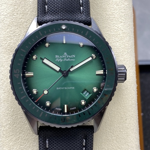 Gf Factory Blancpain Fifty Fathoms 5000 0153 B52A Green Dial — Replica - photo 1