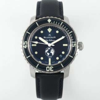 Zf Factory Blancpain Fifty Fathoms 5008 11B40 Naoa Blue Dial — Replica
