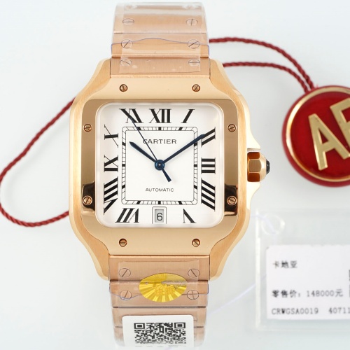 Af Factory Cartier Santos Wgsa0018 Date Display — Replica - photo 1