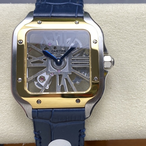 Thb Factory Cartier Santos Whsa0024 Gold Dial — Replica - photo 1