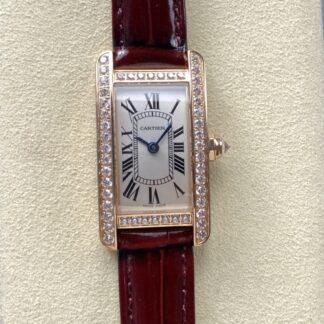 8848 Factory Cartier Tank Wjta0026 Diamond Bezel — Replica