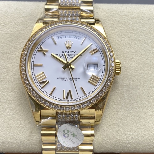 8 Factory Rolex Day Date M128348Rbr 0065 White Dial — Replica - photo 1
