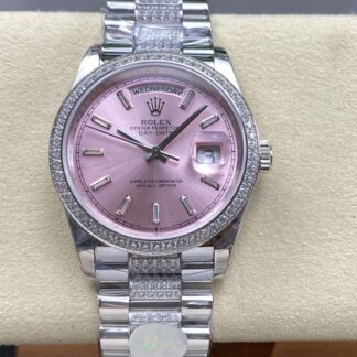 8 Factory Rolex Day Date M128349Rbr 0054 Diamond Strap — Replica