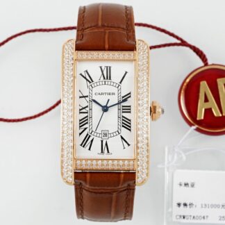 Af Factory Cartier Tank Wjta0030 Diamond Case — Replica