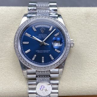 8 Factory Rolex Day Date M128349Rbr 0052 Diamond Hour Markers — Replica
