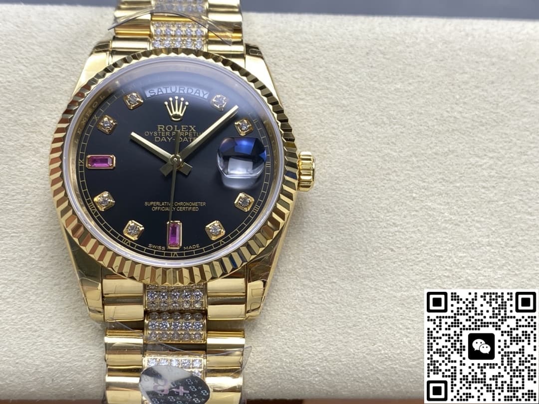 8 Factory Rolex Day Date Model M118238 0405 Solid Case Back — Replica - photo 2