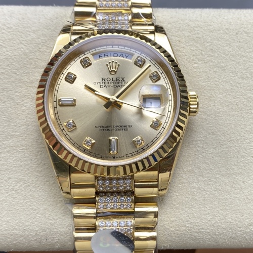 8 Factory Rolex Day Date Model M128238 0026 Diamond Hour Marker — Replica - photo 1