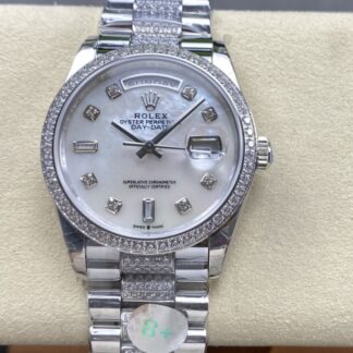 8 Factory Rolex Day Date M128349Rbr 0014 Solid Case Back — Replica