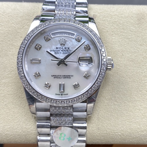 8 Factory Rolex Day Date M128349Rbr 0014 Solid Case Back — Replica - photo 1