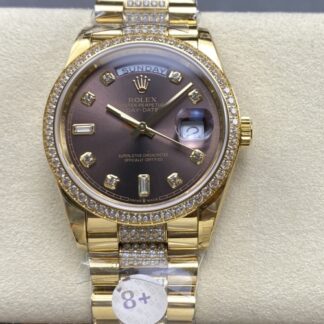 8 Factory Rolex Day Date M128348Rbr 0007 Dark Gray Dial — Replica