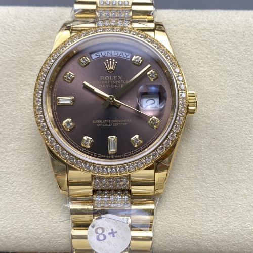 8 Factory Rolex Day Date M128348Rbr 0007 Dark Gray Dial — Replica - photo 1