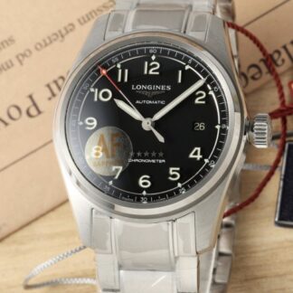 Af Factory Longines Forerunner L3 811 4 53 6 Black Dial — Replica