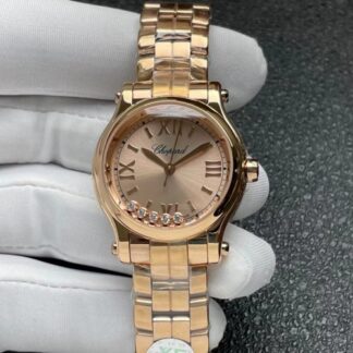 Yf Factory Chopard Happy Sport 275378 5008 Rose Gold Case — Replica