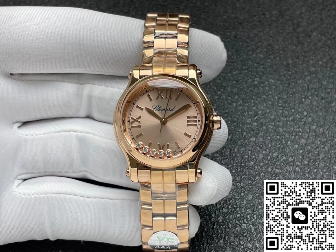 Yf Factory Chopard Happy Sport 275378 5008 Rose Gold Case — Replica - photo 2